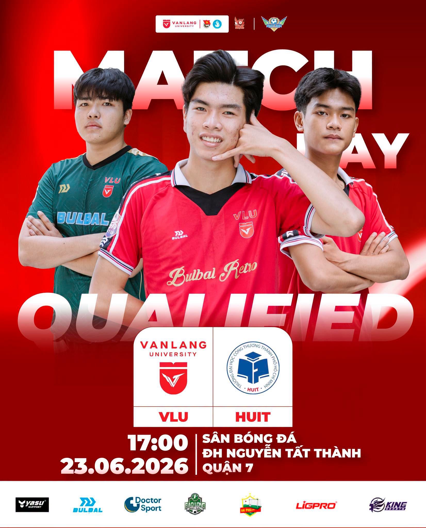 VÒNG TỨ KẾT GIẢI BÓNG ĐÁ SINH VIÊN THÀNH PHỐ HỒ CHÍ MINH 2026