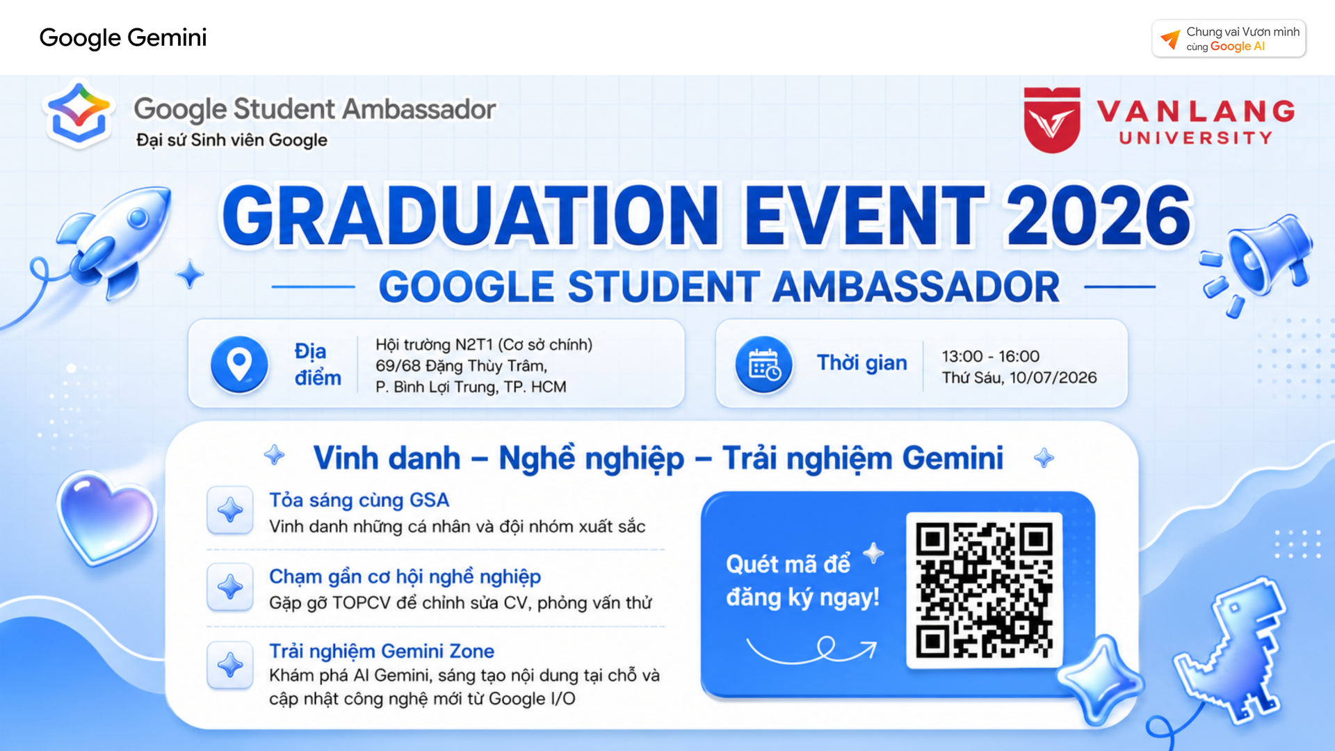 GRADUATION EVENT 2026 - GOOGLE STUDENT AMBASSADOR