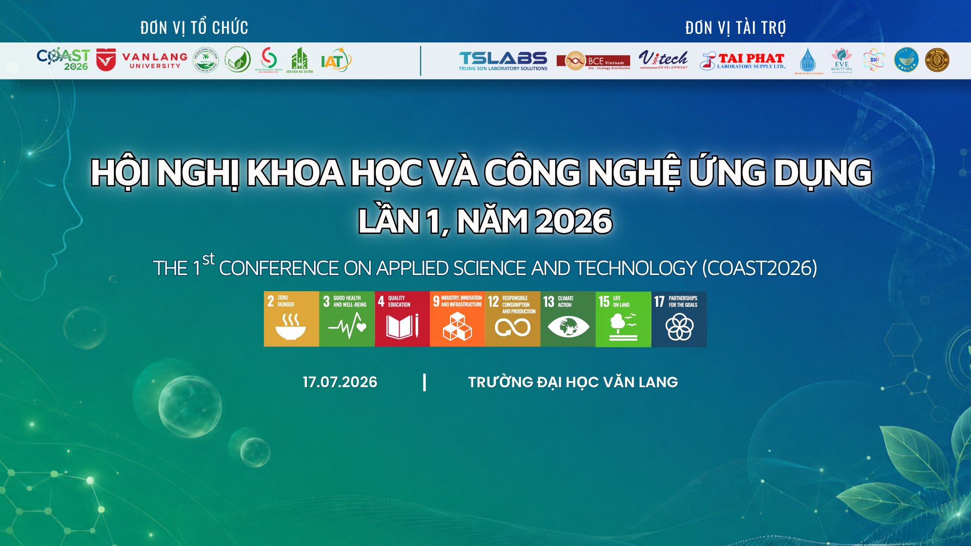HỘI NGHỊ KHOA HỌC VÀ CÔNG NGHỆ ỨNG DỤNG